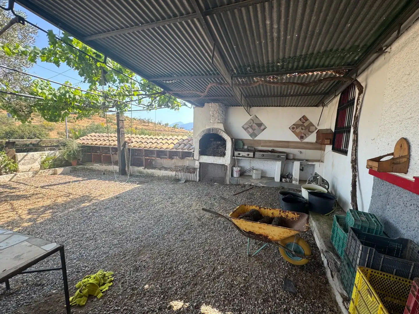Cocina de Finca rústica en venta en Ardales con Jardín privado y Terraza