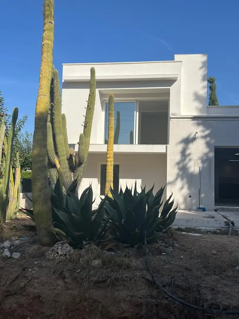 Vista exterior de Casa adosada en venta en Sant Pere de Ribes con Aire acondicionado, Calefacción y Jardín privado