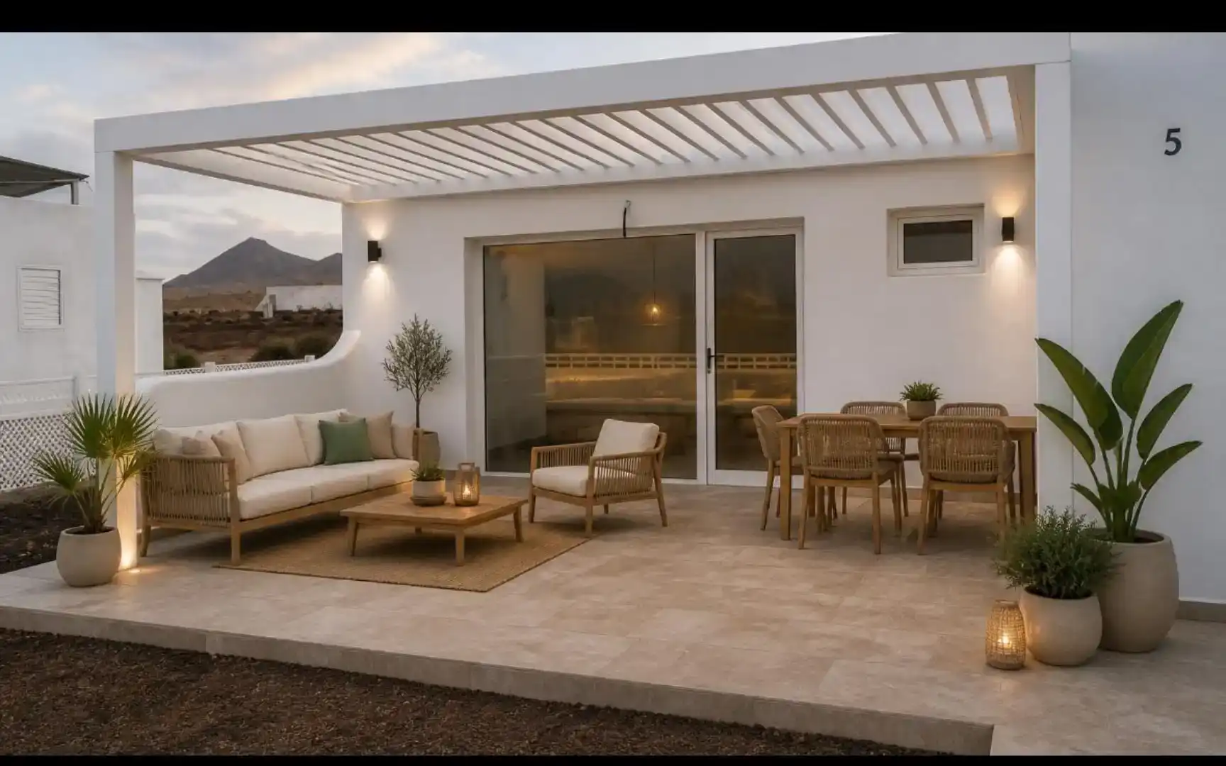 Terrassa de Casa o xalet en venda en Teguise amb Aire condicionat