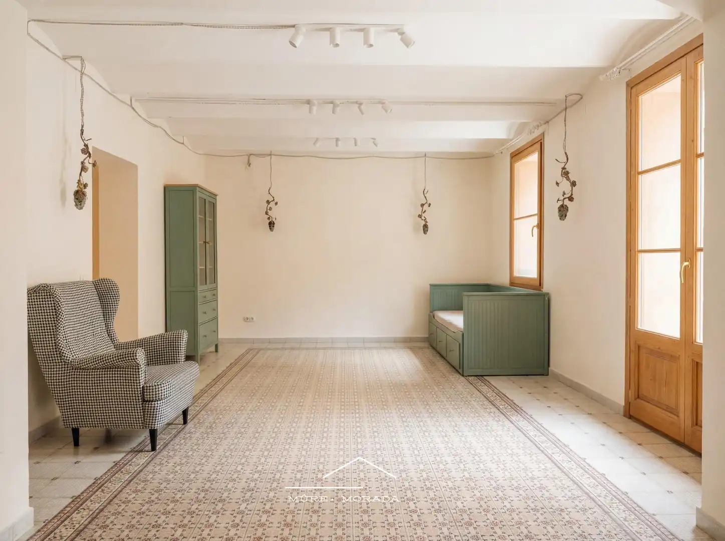 Living room of Lofts for rent in Barcelona  with Air Conditioner, Private garden and Furnished