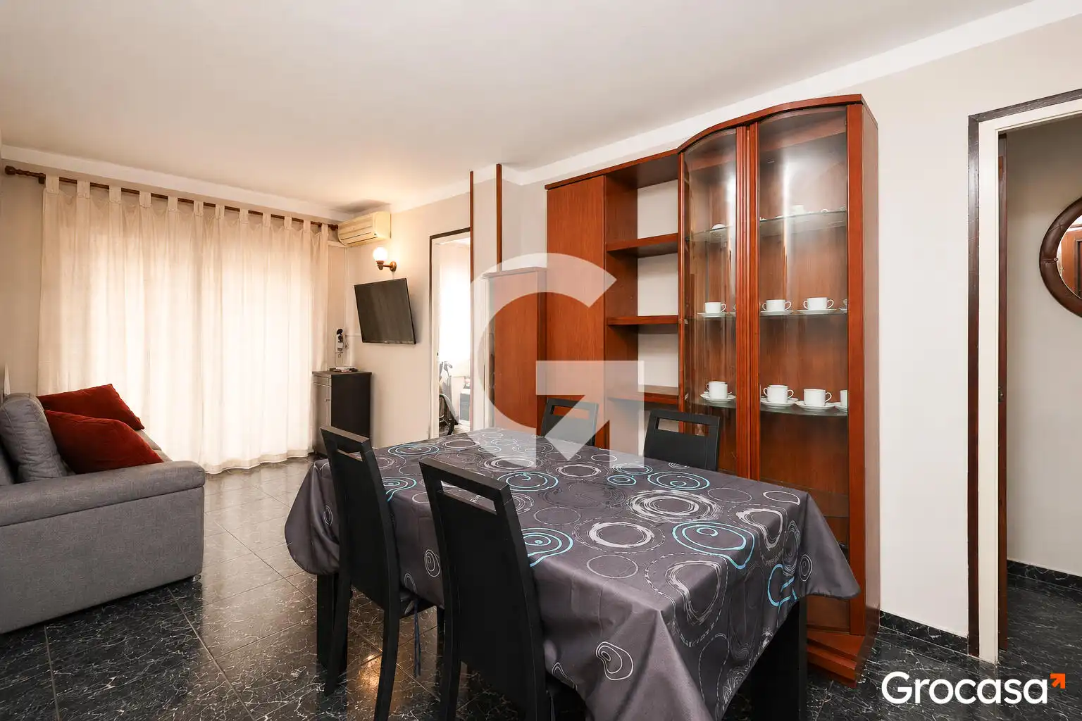 Dining room of Flat for sale in El Prat de Llobregat  with Air Conditioner, Oven and Balcony