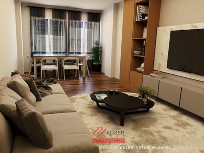 Living room of Flat for sale in  Logroño  with Heating, Parquet flooring and Balcony