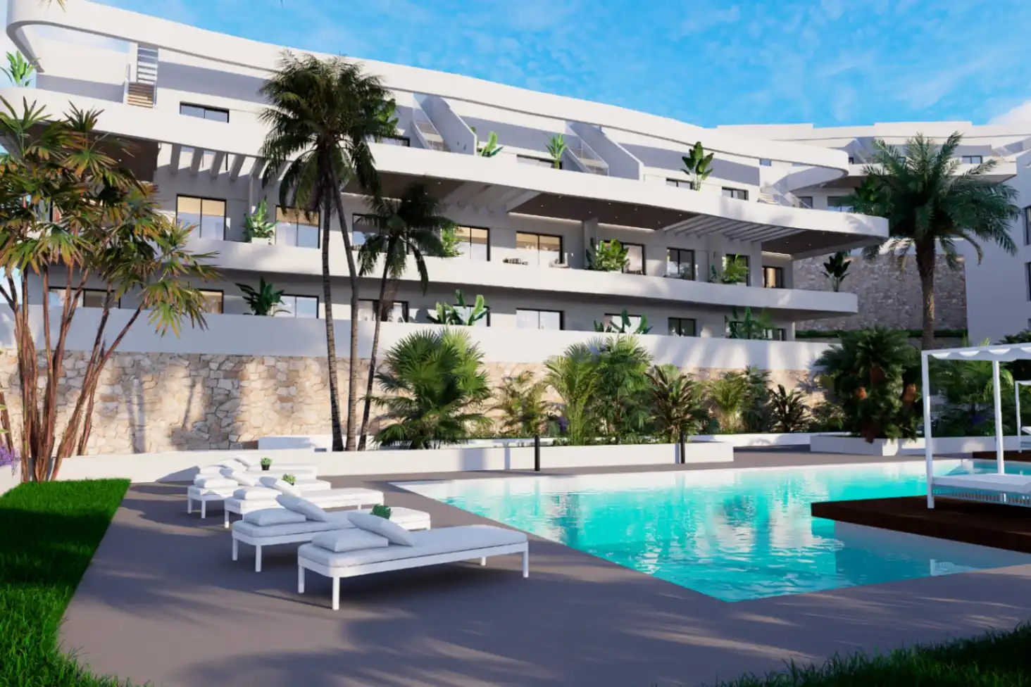 Apartamento con piscina en venta en Balcón de Finestrat - Terra Marina