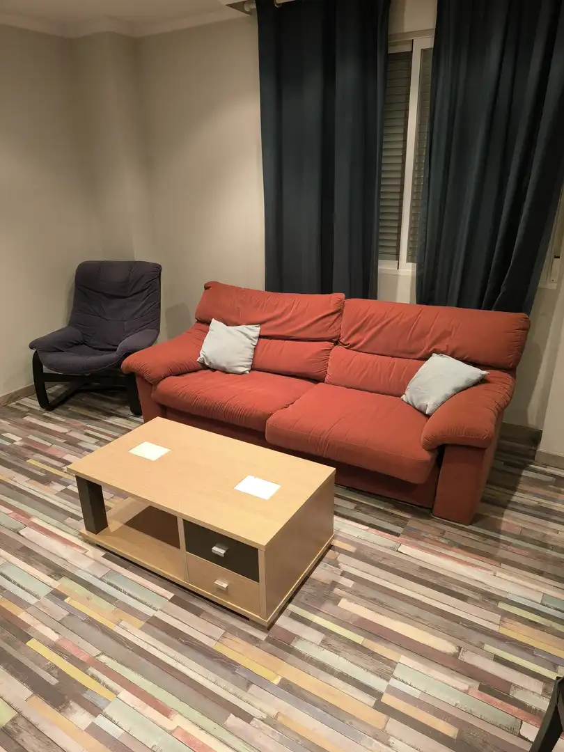 Wohnzimmer von Wohnung zur Miete in Vila-real mit Klimaanlage, Parkett und Terrasse