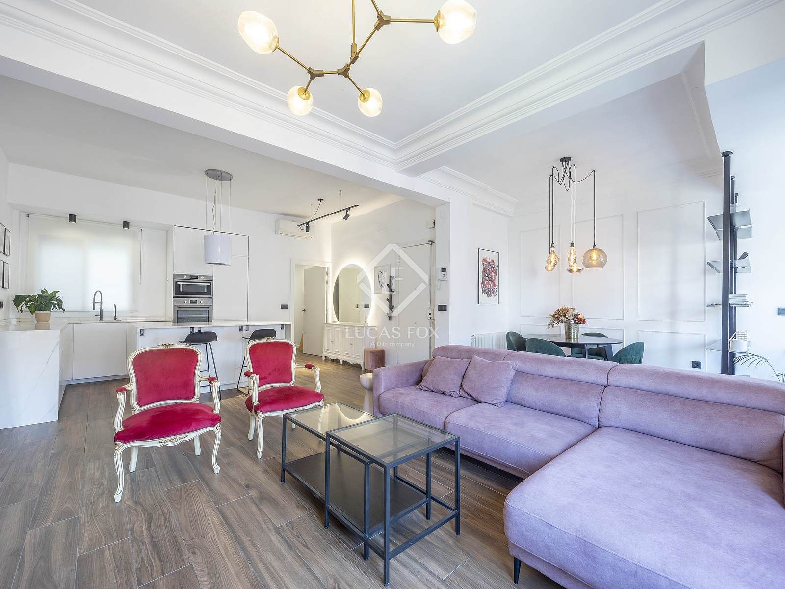Sala d'estar de Pis en venda en  Valencia Capital amb Aire condicionat, Calefacció i Terrassa