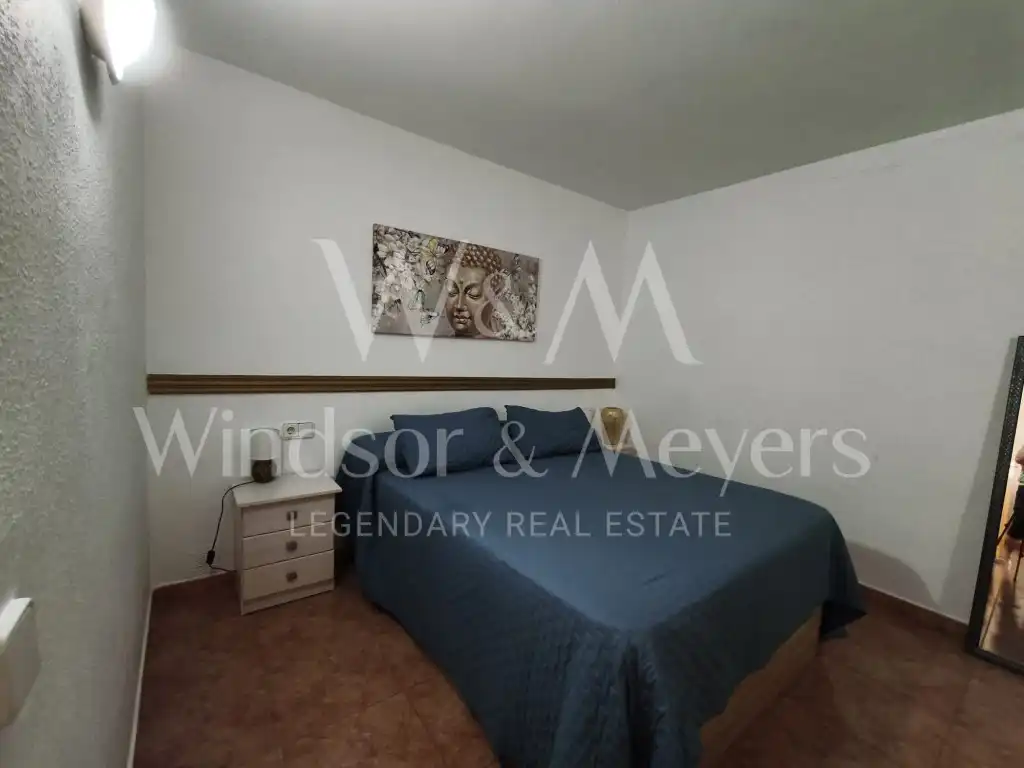 Bedroom of Flat for rent in Eivissa  with Air Conditioner, Terrace and Furnished