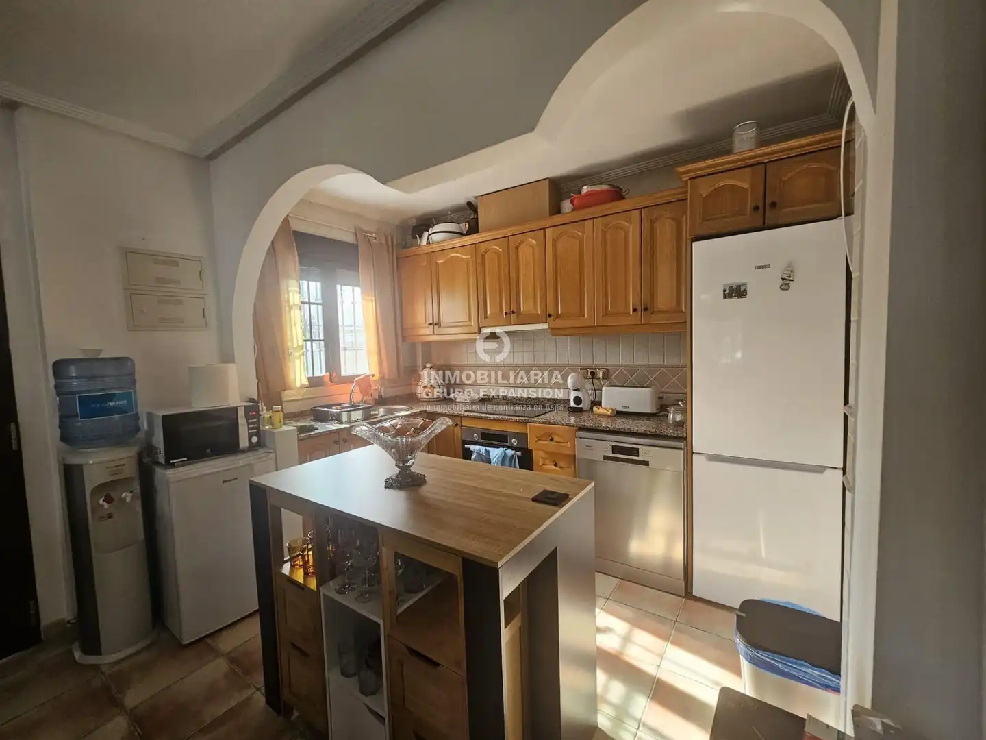 Cocina de Casa o chalet en venta en Hondón de las Nieves / El Fondó de les Neus con Aire acondicionado, Calefacción y Jardín privado