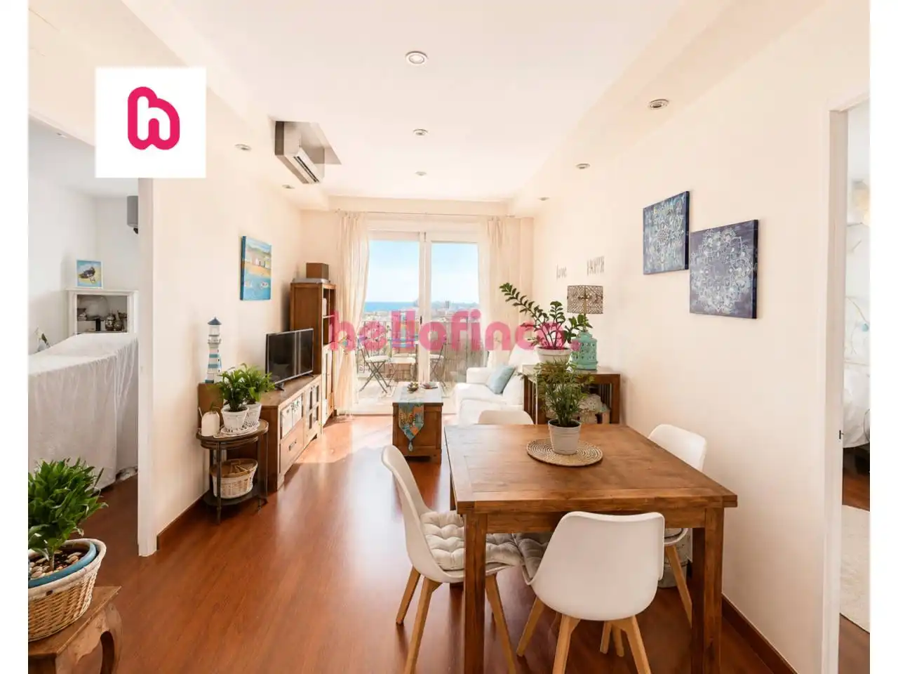 Sala de estar de Piso en venta en Mataró con Aire acondicionado, Calefacción y Parquet