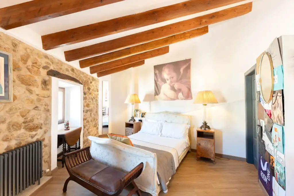 Bedroom of Country homes for sale in Calvià  with Air Conditioner, Heating and Terrace