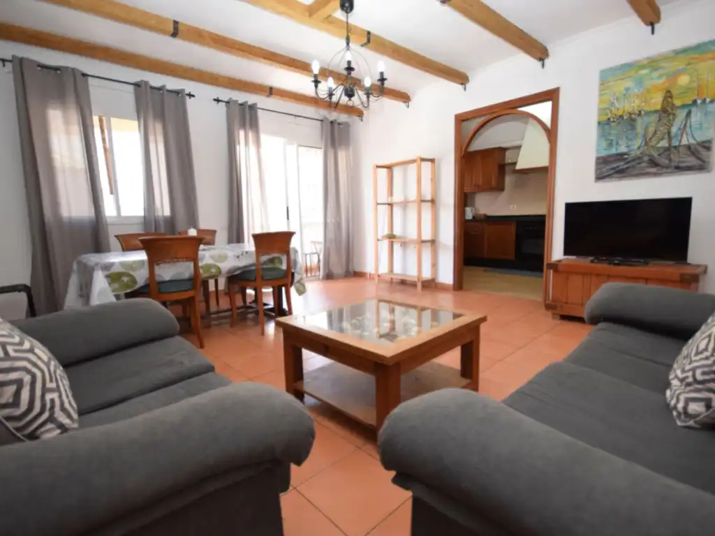 Sala d'estar de Pis de lloguer en Guía de Isora amb Moblat, Forn i Rentadora