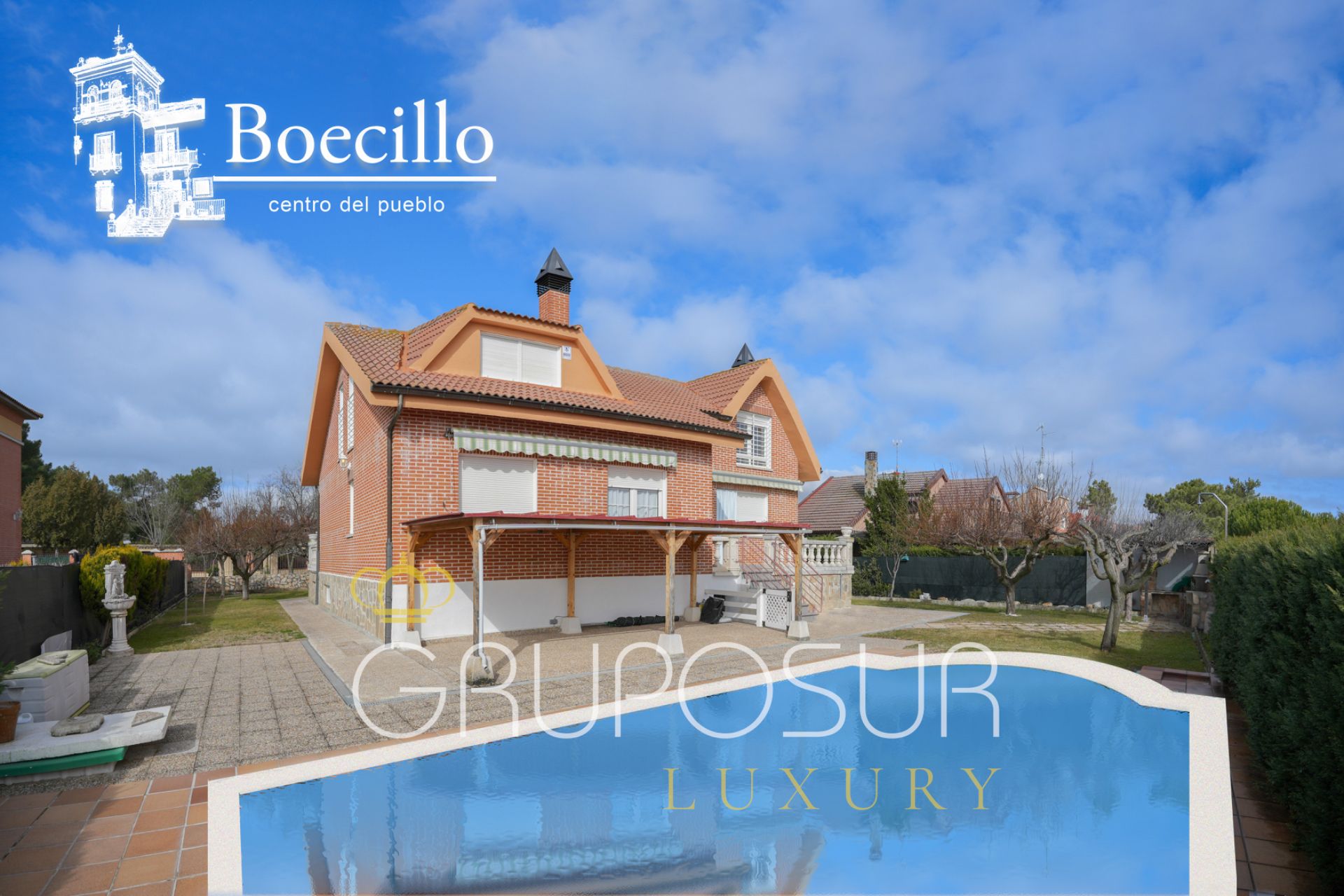 Vista exterior de Casa o chalet en venta en Boecillo con Calefacción, Jardín privado y Terraza