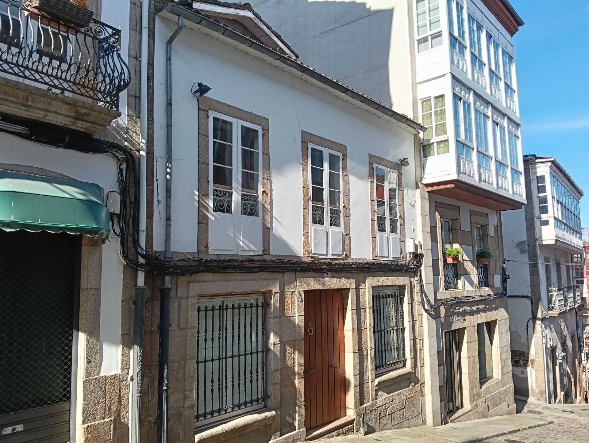 Exterior view of Single-family semi-detached for sale in Betanzos