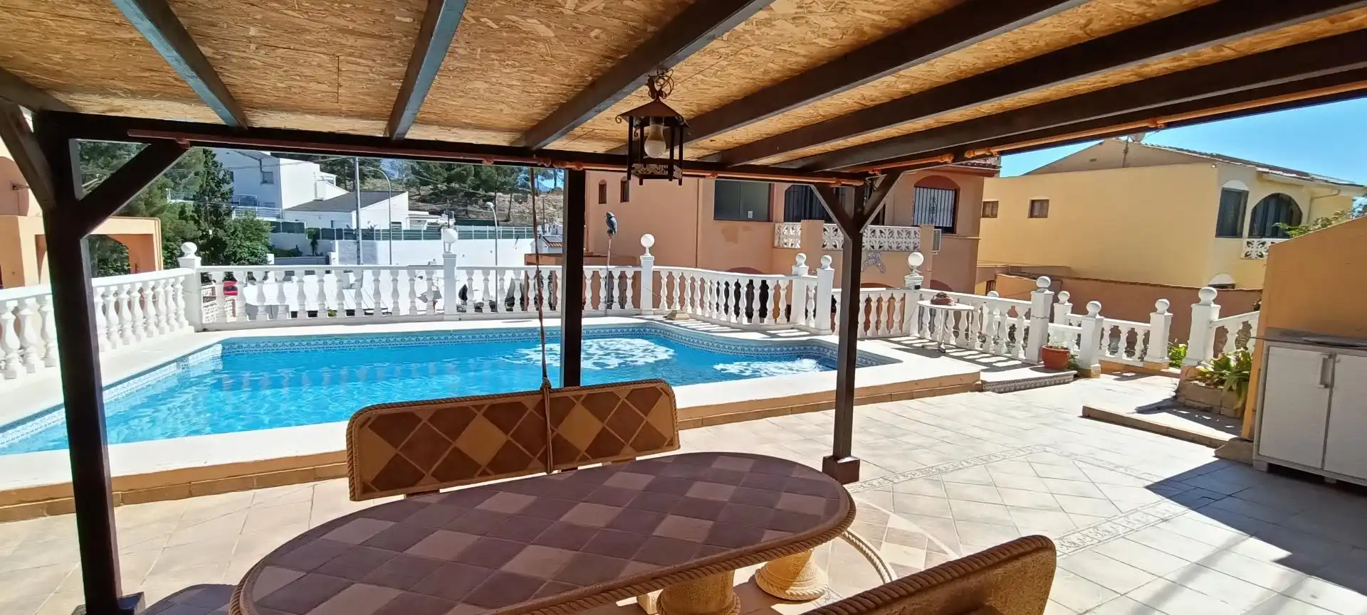 Terraza de Casa o chalet en venta en La Nucia con Aire acondicionado, Jardín privado y Terraza