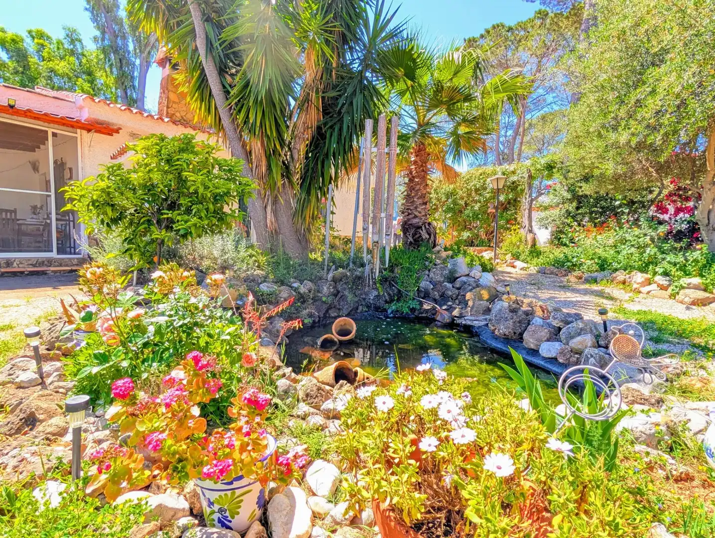 Jardí de Casa o xalet en venda en Gandia amb Aire condicionat, Jardí privat i Terrassa