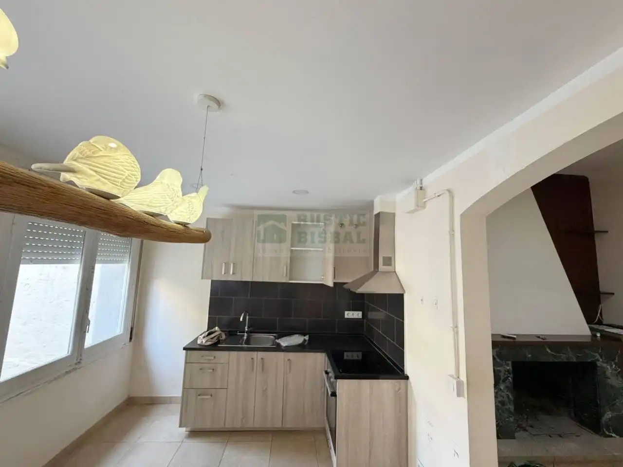 Cocina de Finca rústica en venta en Figueres con Aire acondicionado, Calefacción y Jardín privado