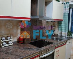 Kitchen of Flat to rent in Ourense Capital   with Heating, Parquet flooring and Furnished