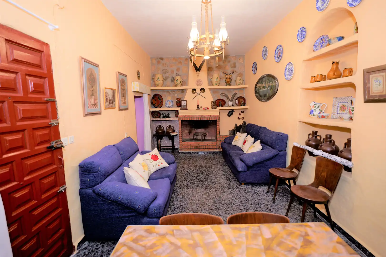 Living room of Houses for sale in Adra  with Private garden, Terrace and Furnished