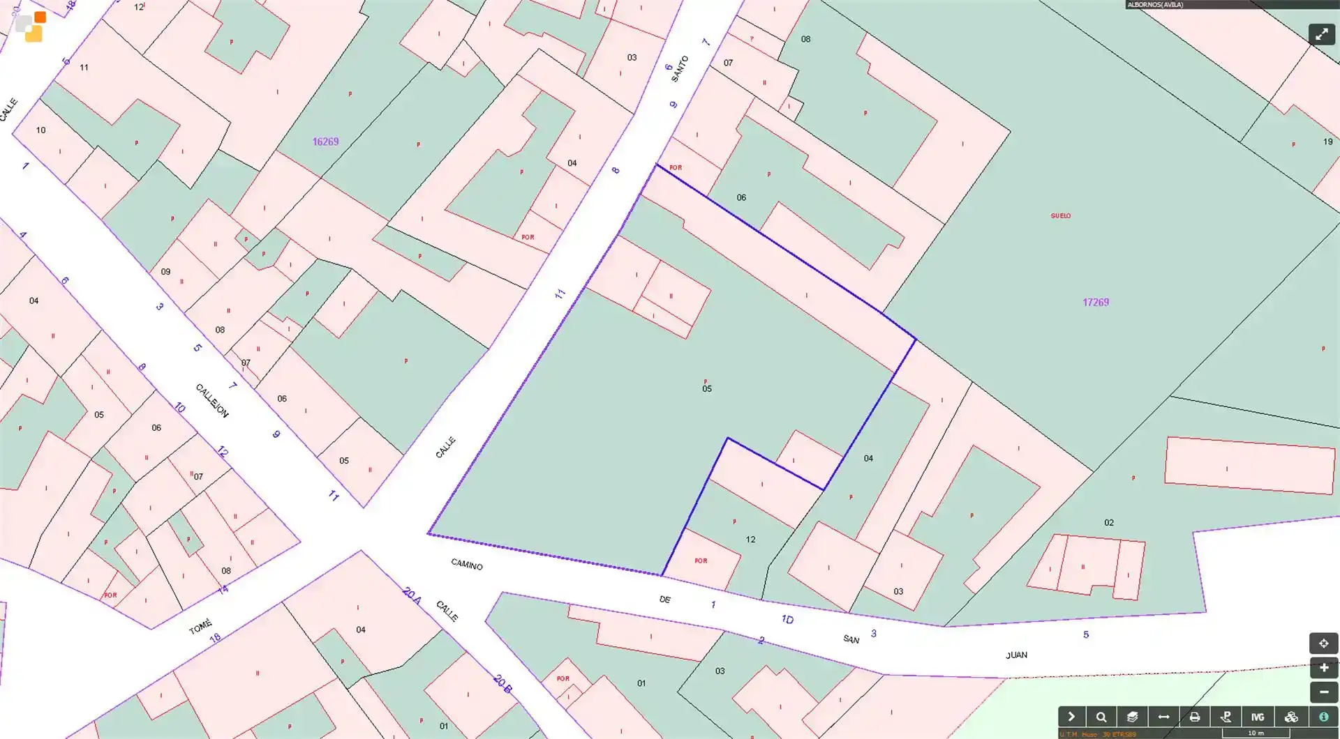 Terreno en venta en Albornos, Ávila