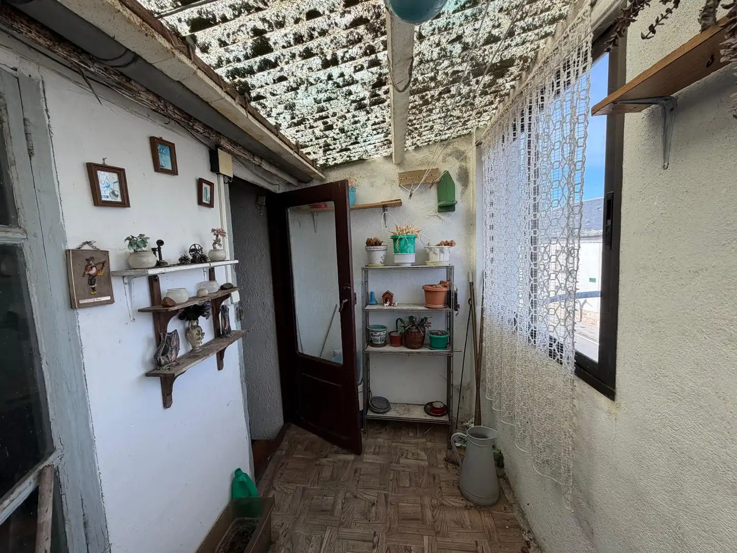 Terraza de Casa adosada en venta en A Pobra de Trives  con Amueblado, Lavadora y Microondas