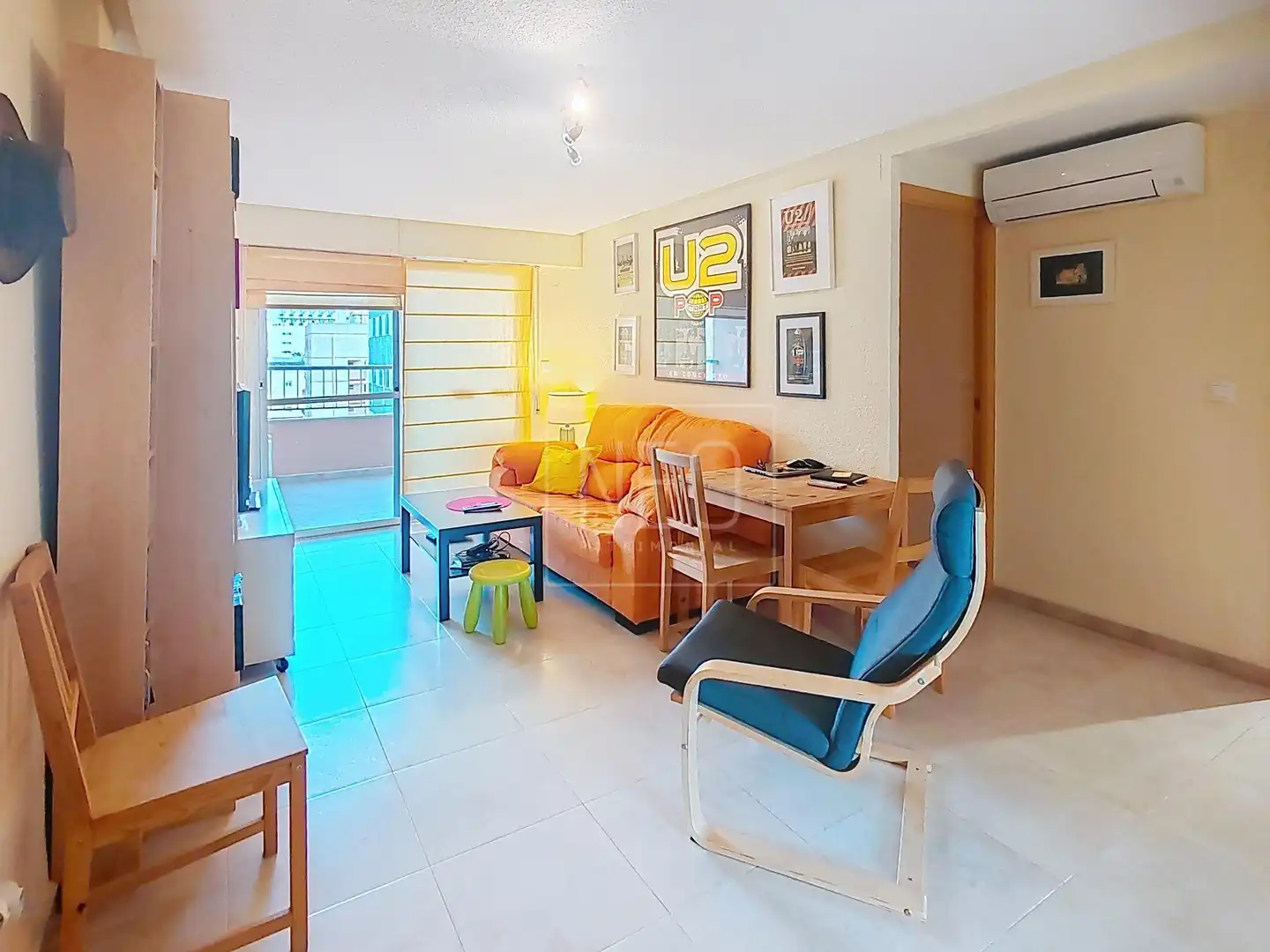 Living room of Flat for sale in Miramar  with Air Conditioner and Terrace