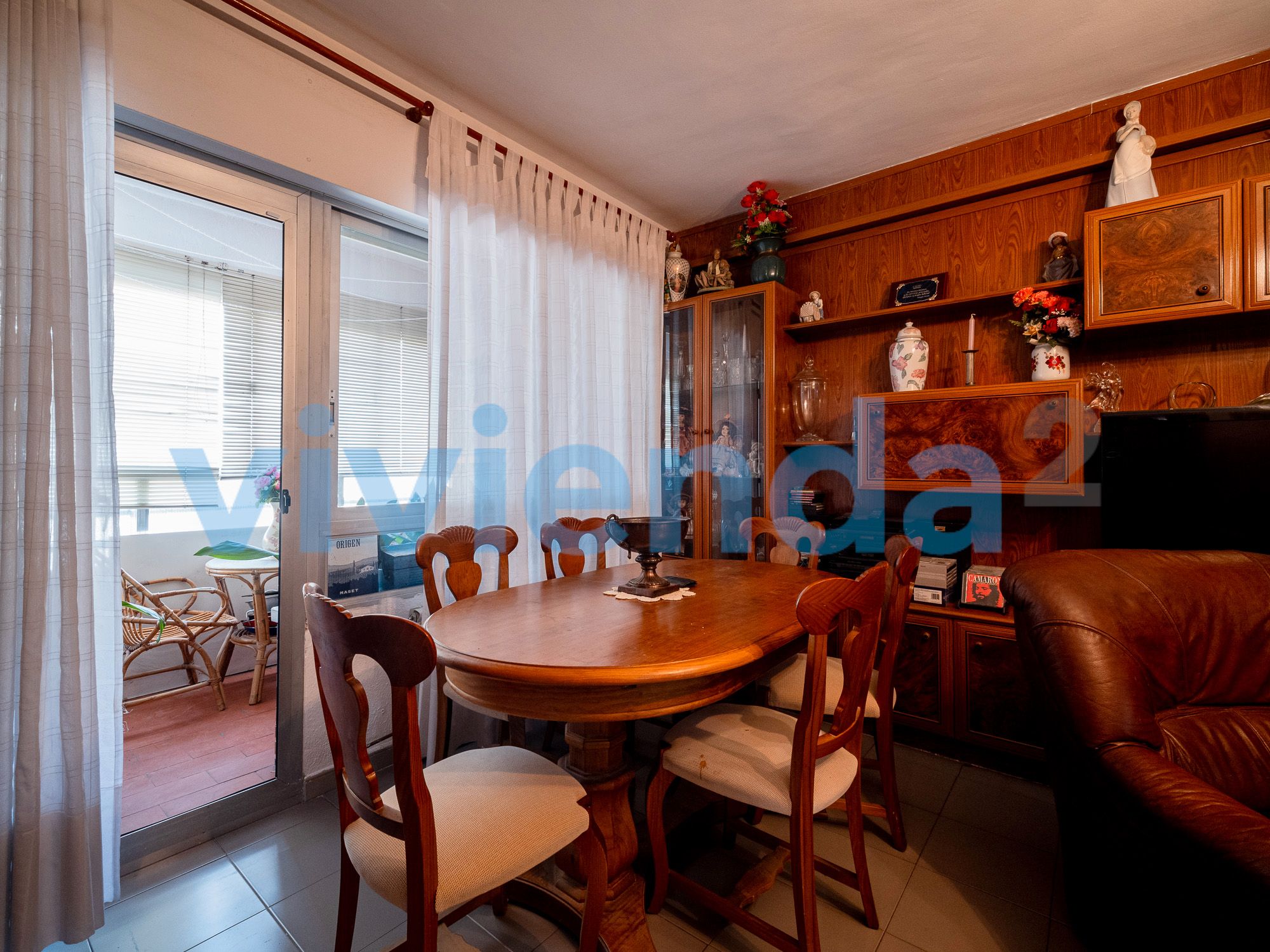 Dining room of Flat for sale in  Madrid Capital  with Air Conditioner, Heating and Terrace