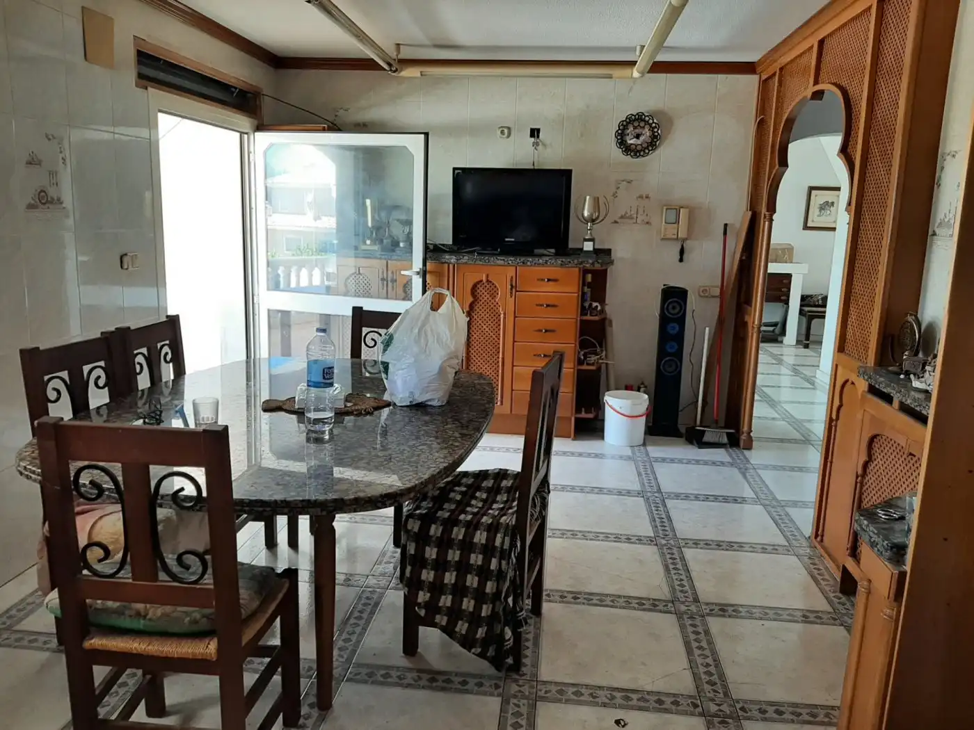 Dining room of Houses for sale in La Nucia  with Private garden, Terrace and Furnished