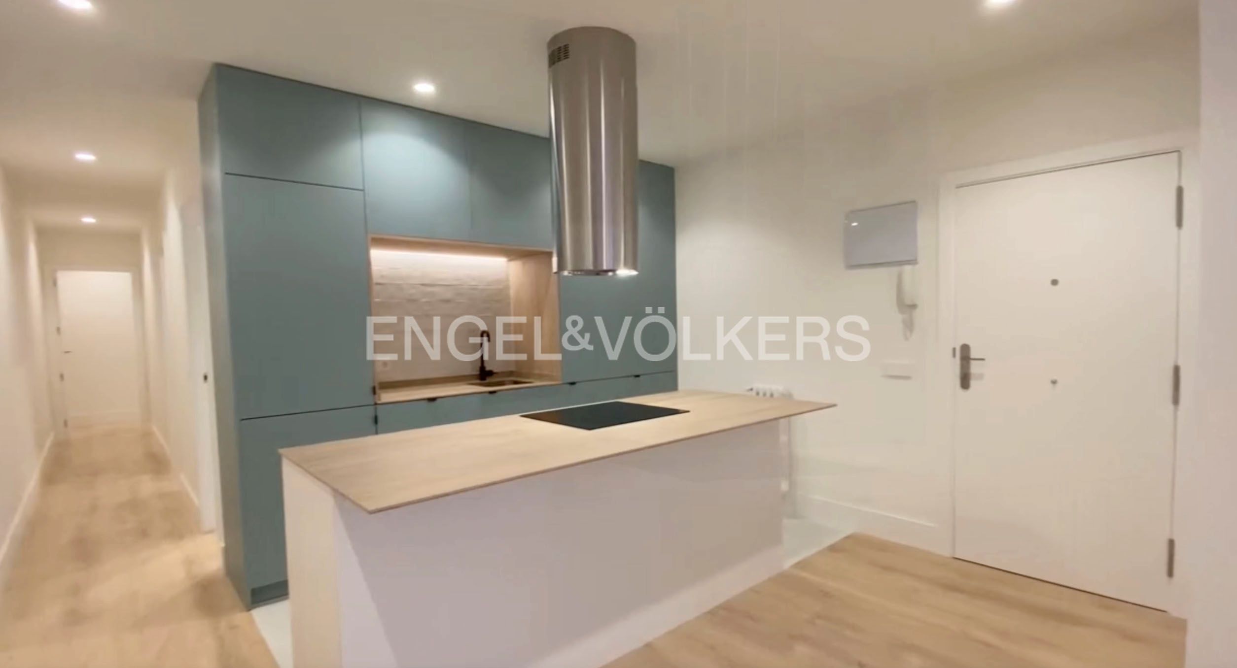 Kitchen of Apartment to rent in  Madrid Capital  with Air Conditioner and Heating