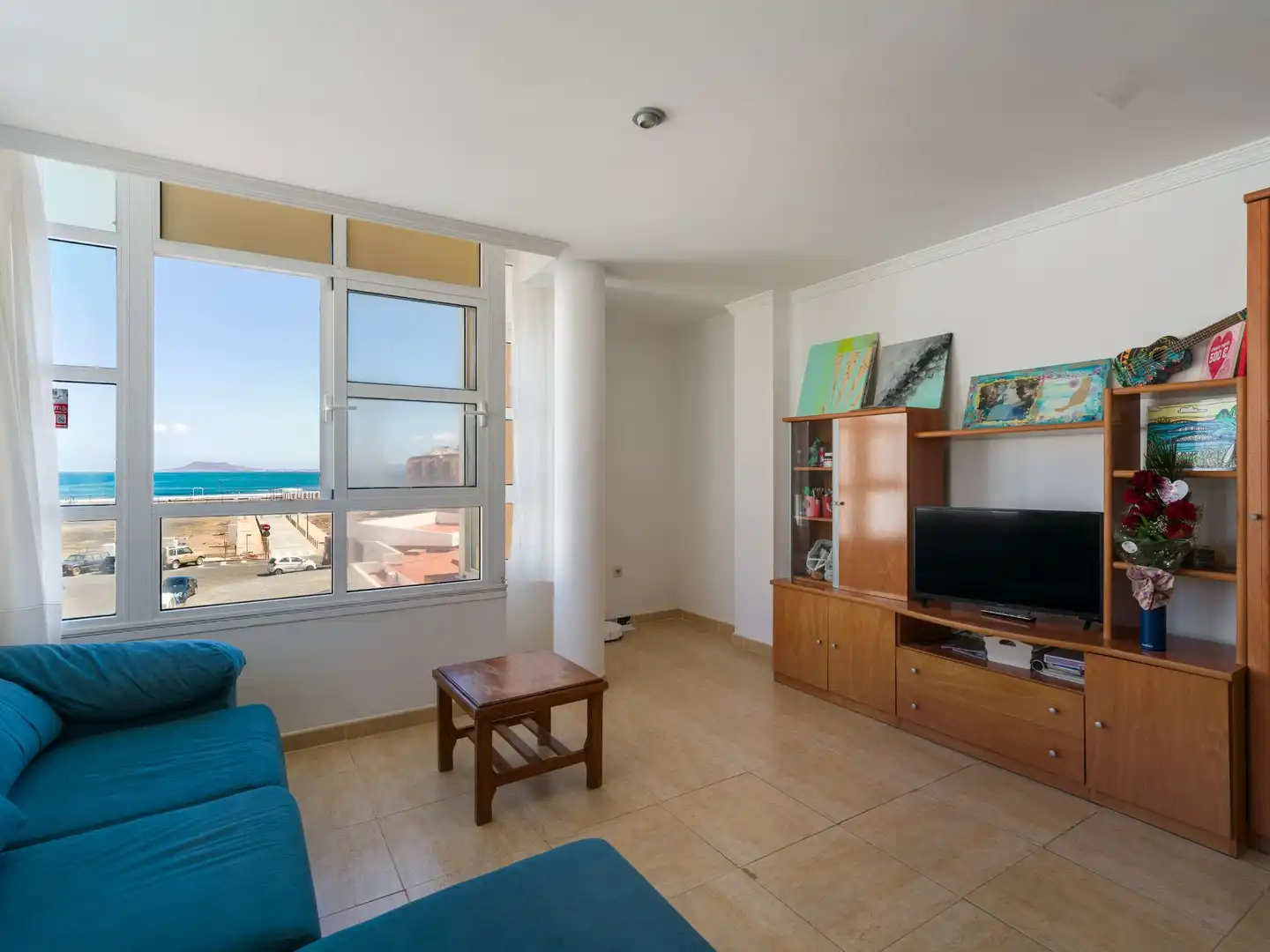 Sala de estar de Piso en venta en La Oliva