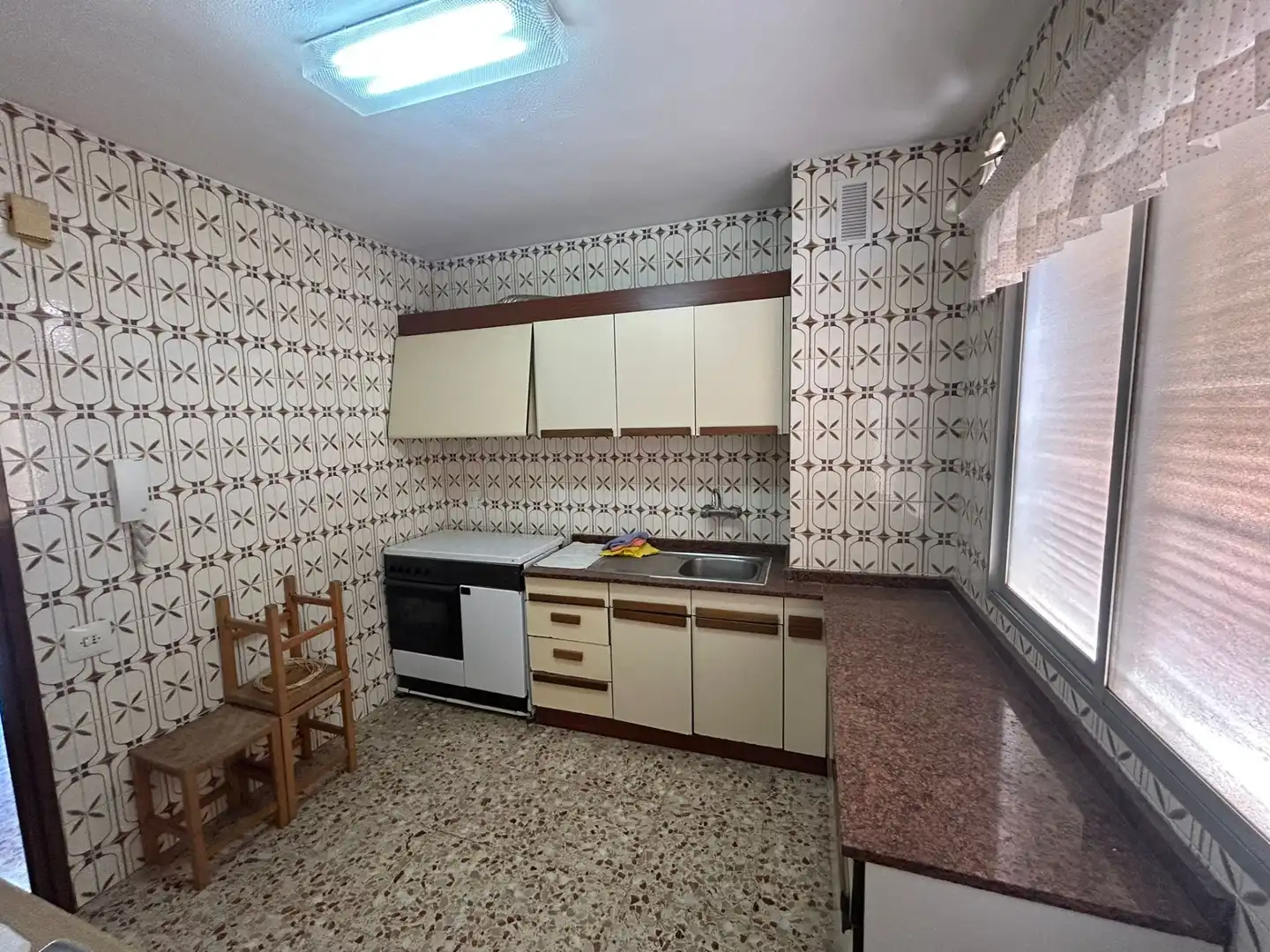 Kitchen of Flat for sale in Murcia  with Storage room, Furnished and Balcony