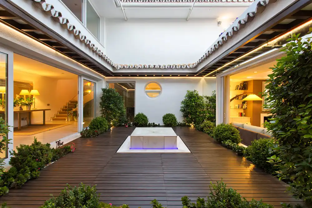 Terrassa de Casa o xalet de lloguer en Marbella amb Aire condicionat, Jardí privat i Terrassa