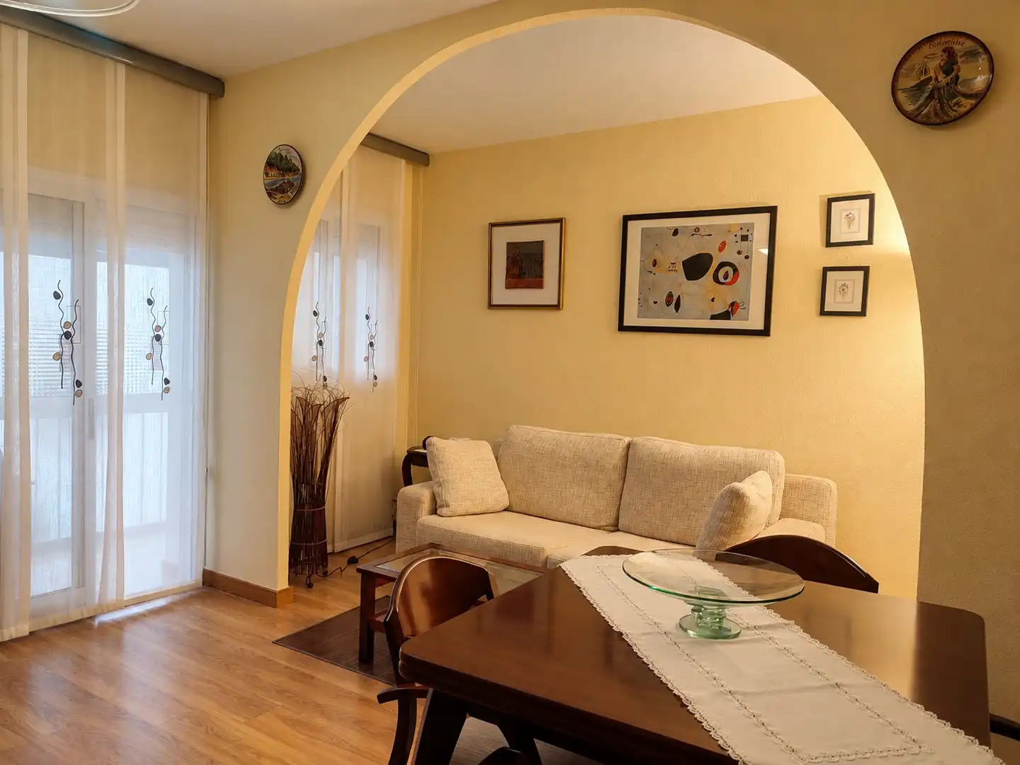 Living room of Flat for sale in Esplugues de Llobregat  with Balcony