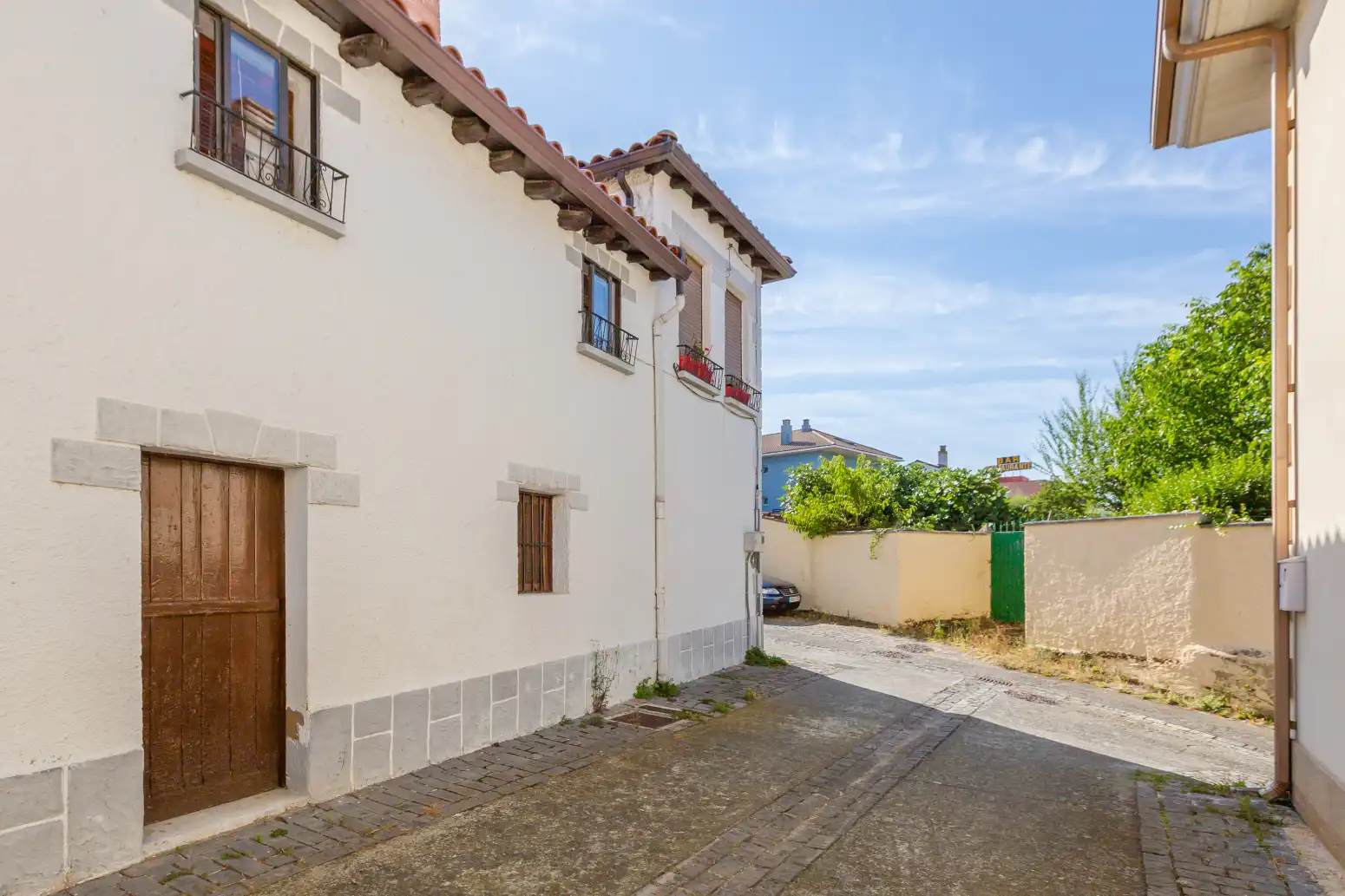 Vista exterior de Casa o chalet en venta en Galar con Calefacción, Jardín privado y Parquet