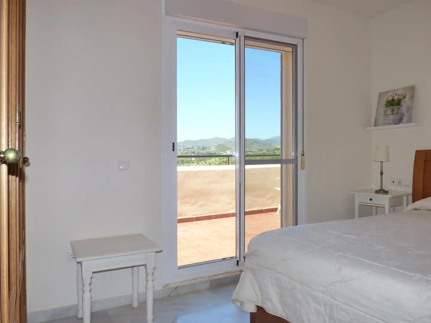Schlafzimmer von Maisonette zum Verkauf in Vélez-Málaga mit Klimaanlage, Heizung und Privatgarten