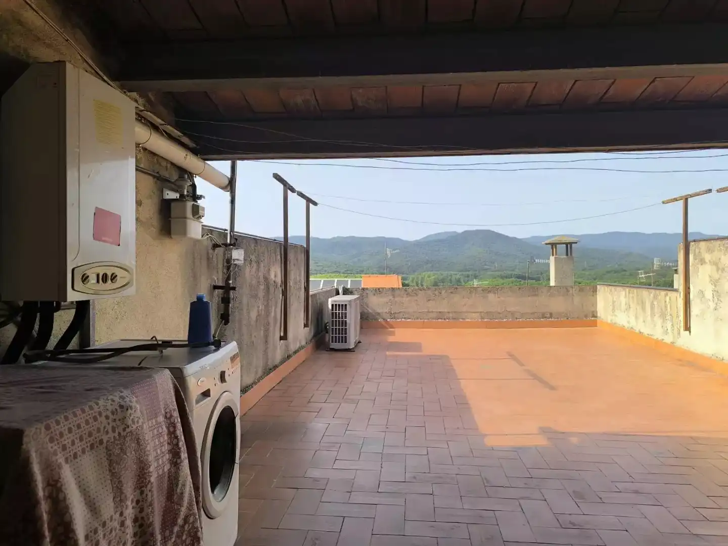 Terrace of Flat for sale in Hostalric  with Air Conditioner, Heating and Terrace