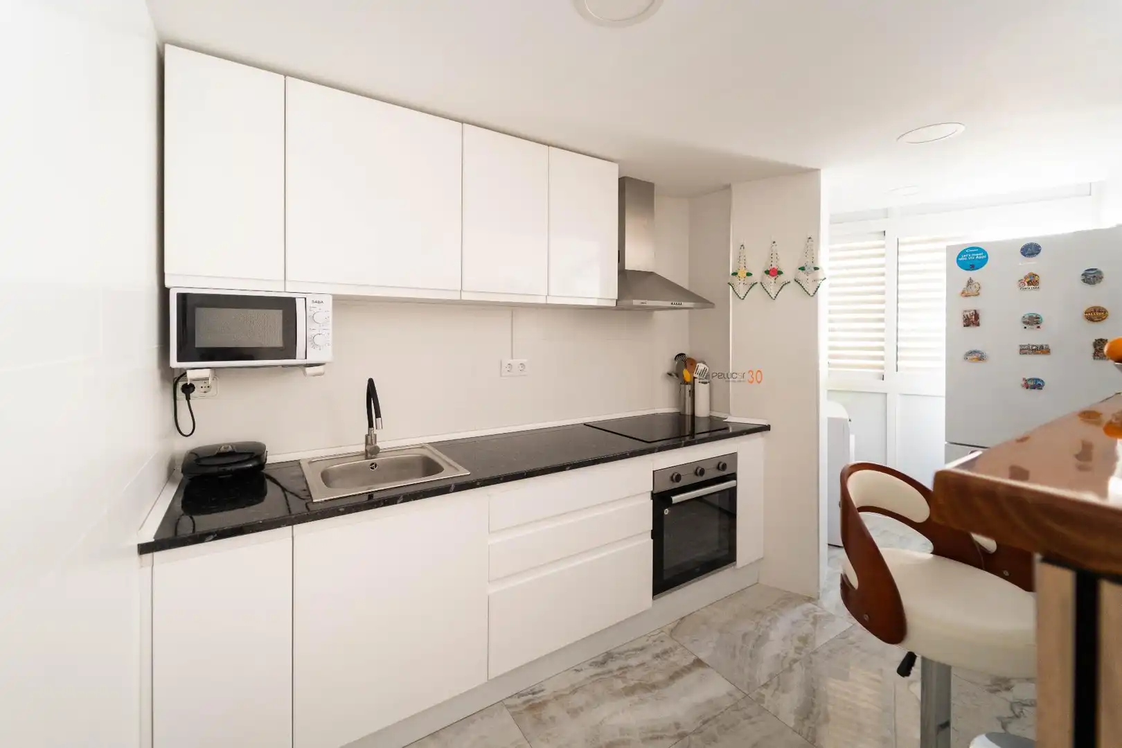 Cocina de Piso en venta en Benidorm con Aire acondicionado, Terraza y Amueblado