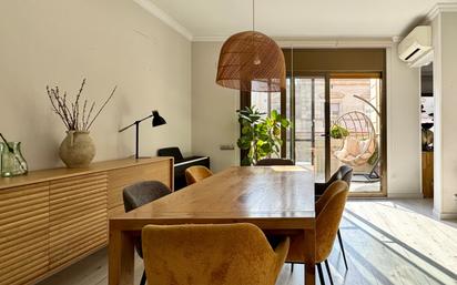 Menjador de Àtic en venda en  Barcelona Capital amb Aire condicionat, Calefacció i Parquet
