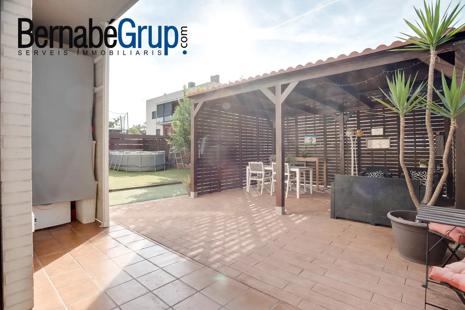 Terrasse von Wohnung zum Verkauf in Les Franqueses del Vallès mit Klimaanlage, Heizung und Privatgarten