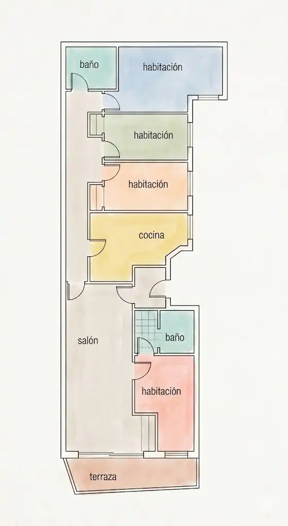 Wohnung zum Verkauf in Barcelona mit Heizung