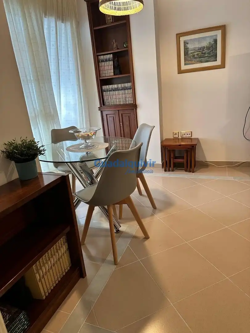 Esszimmer von Wohnung zur Miete in Sevilla mit Klimaanlage, Heizung und Terrasse