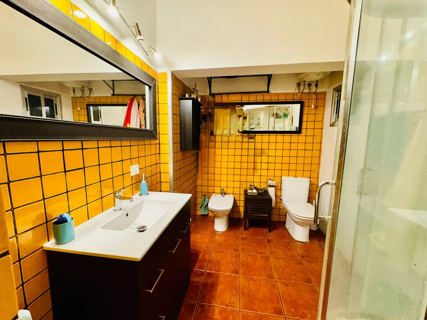 Baño de Piso de alquiler en Santa Cruz de Tenerife con Aire acondicionado, Terraza y Amueblado