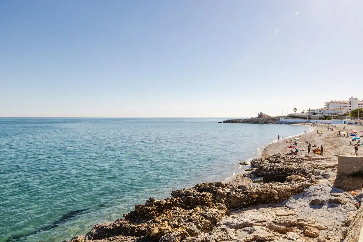 Exterior view of Flat for sale in Nerja  with Air Conditioner, Heating and Storage room