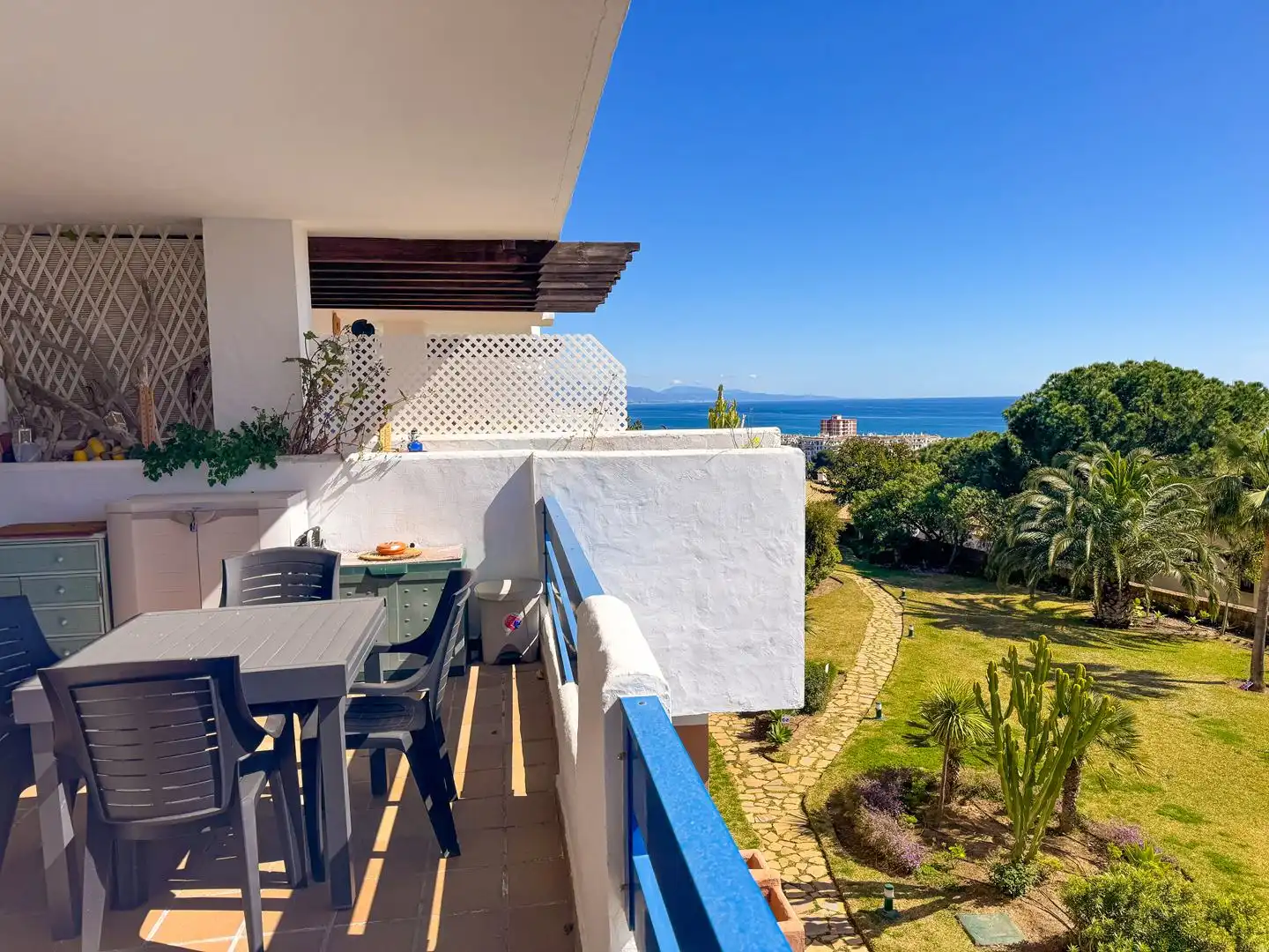Garden of Apartments for sale in Manilva  with Air Conditioner, Heating and Terrace