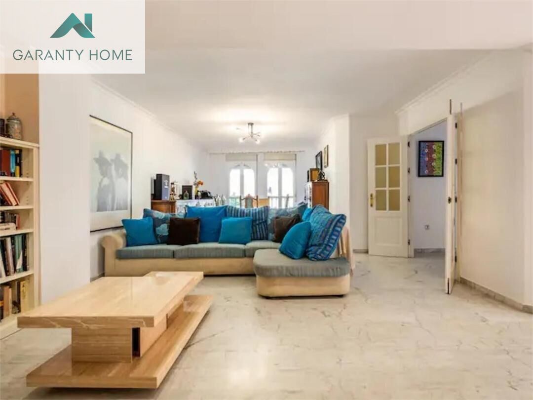 Sala de estar de Piso de alquiler en Málaga Capital con Terraza y Balcón