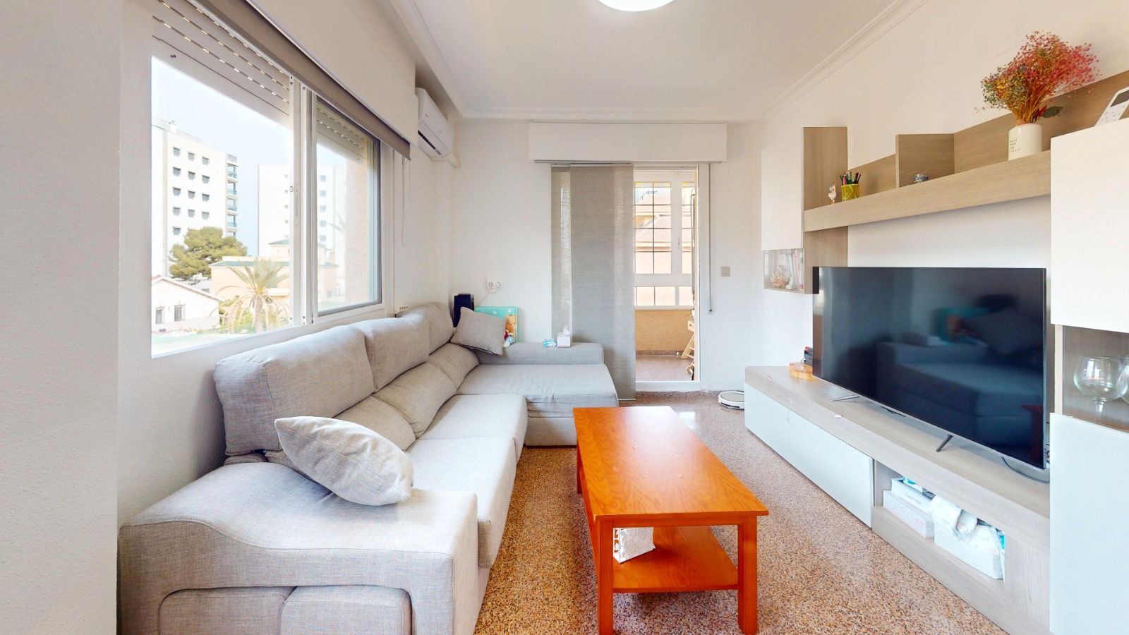 Living room of Flat for sale in El Campello  with Air Conditioner, Heating and Terrace