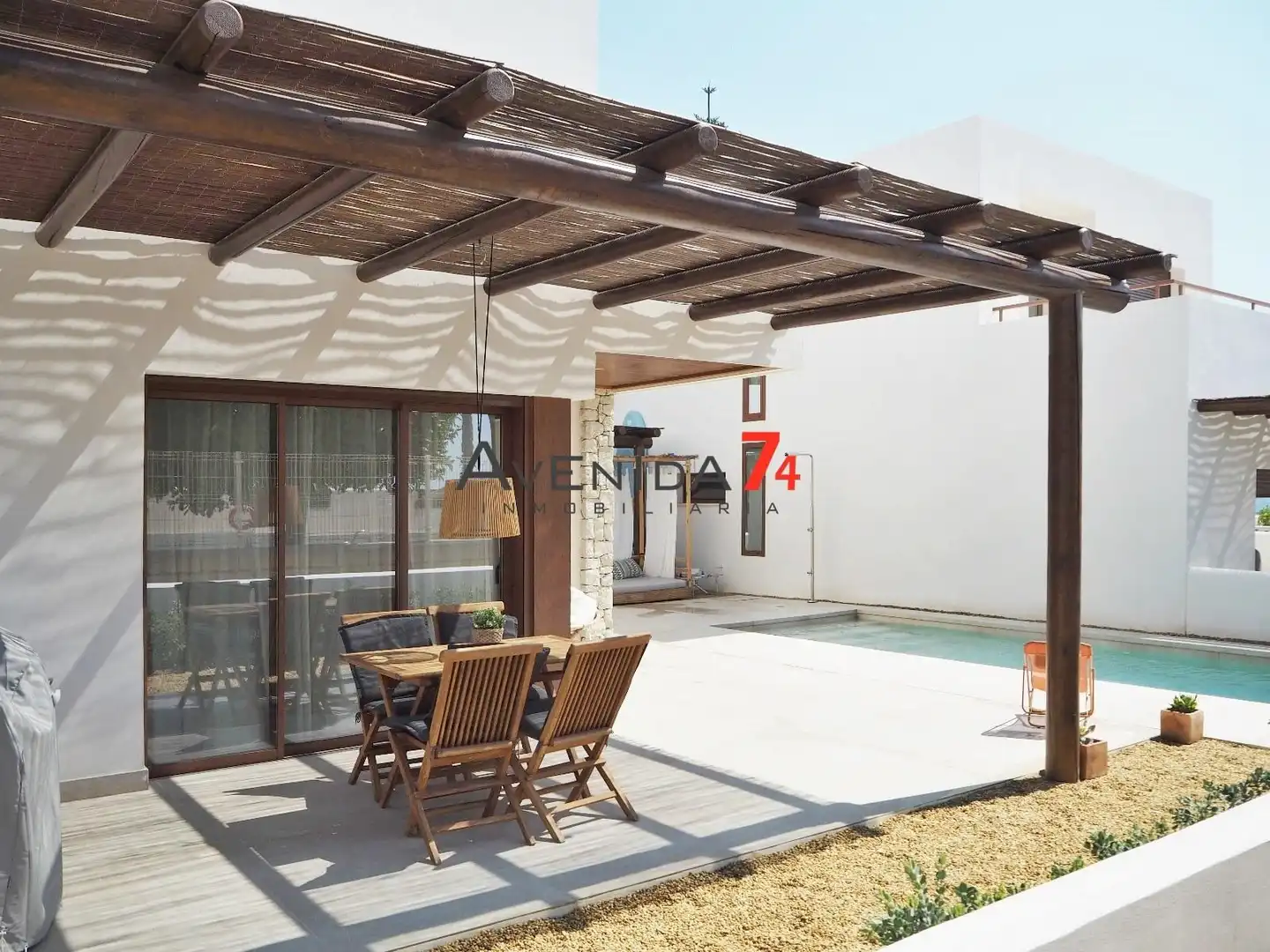 Terraza de Casa o chalet en venta en Cuevas del Almanzora con Aire acondicionado, Calefacción y Jardín privado