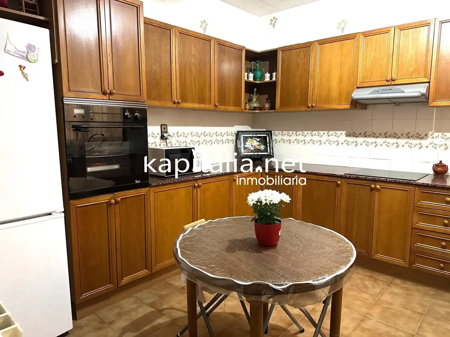 Cocina de Casa o chalet en venta en La Font de la Figuera con Calefacción, Jardín privado y Trastero