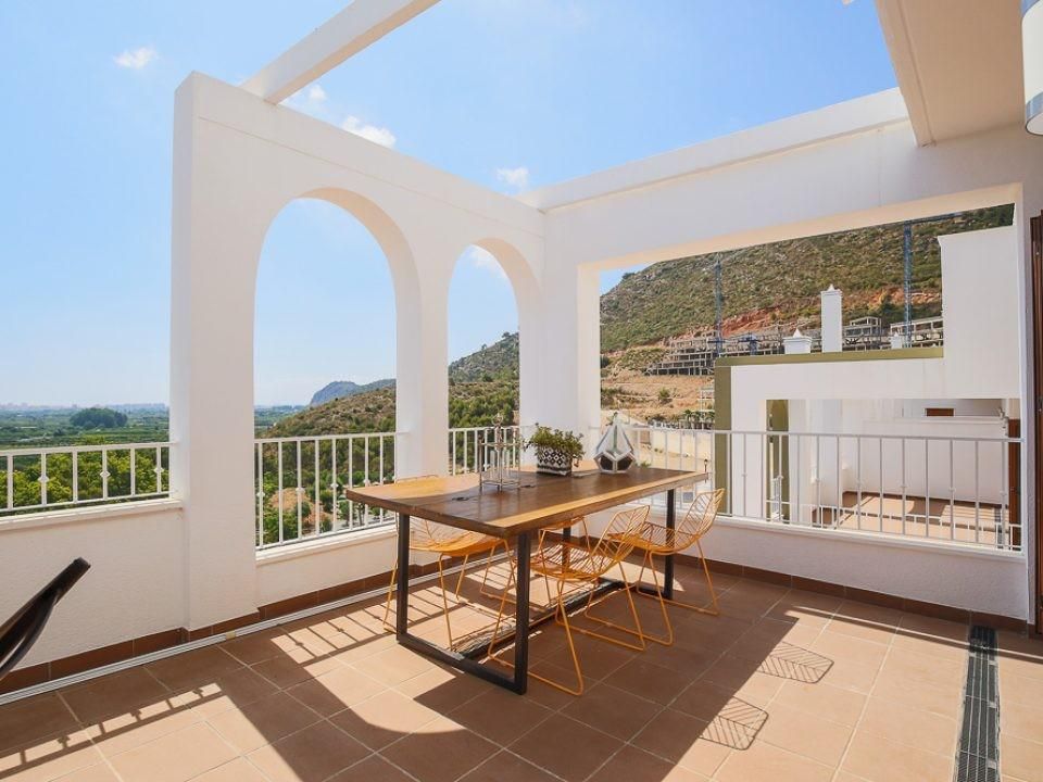 Terrassa de Apartament en venda en Xeresa amb Terrassa, Traster i Piscina comunitària