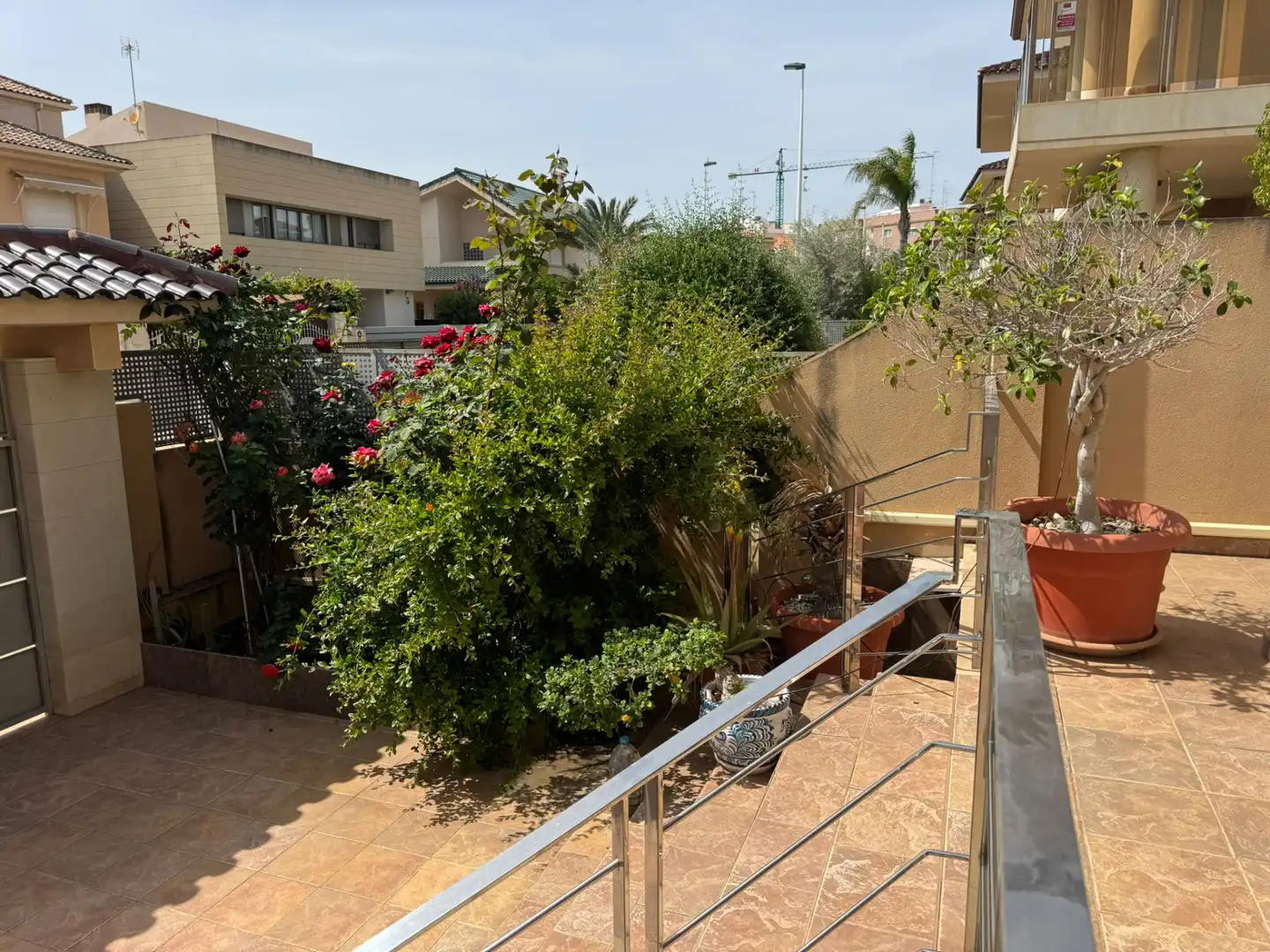 Terraza de Casa o chalet en venta en Elche / Elx con Aire acondicionado, Calefacción y Jardín privado