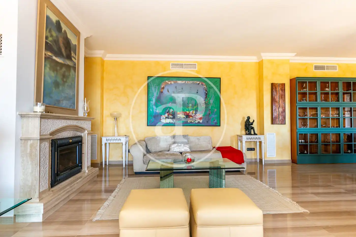 Living room of Houses for rent in Bunyola  with Air Conditioner, Heating and Private garden