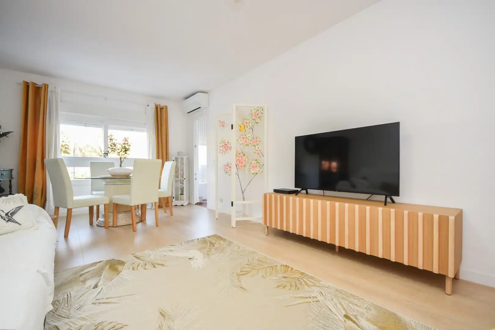 Sala de estar de Piso en venta en  Palma de Mallorca con Aire acondicionado, Parquet y Terraza